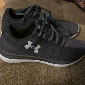 Under armour black and grey sneakers